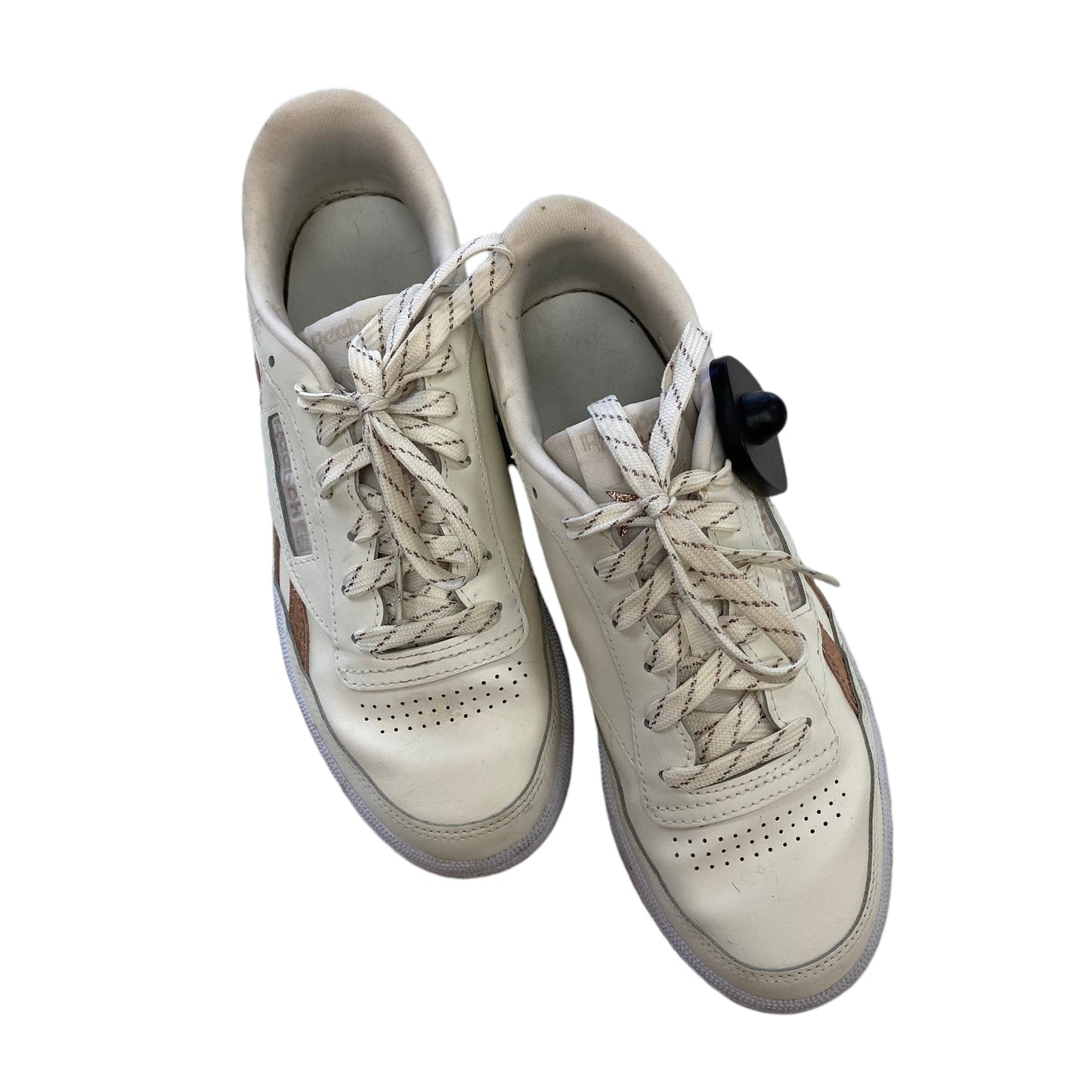 Shoes Sneakers By Reebok In Cream, Size: 8