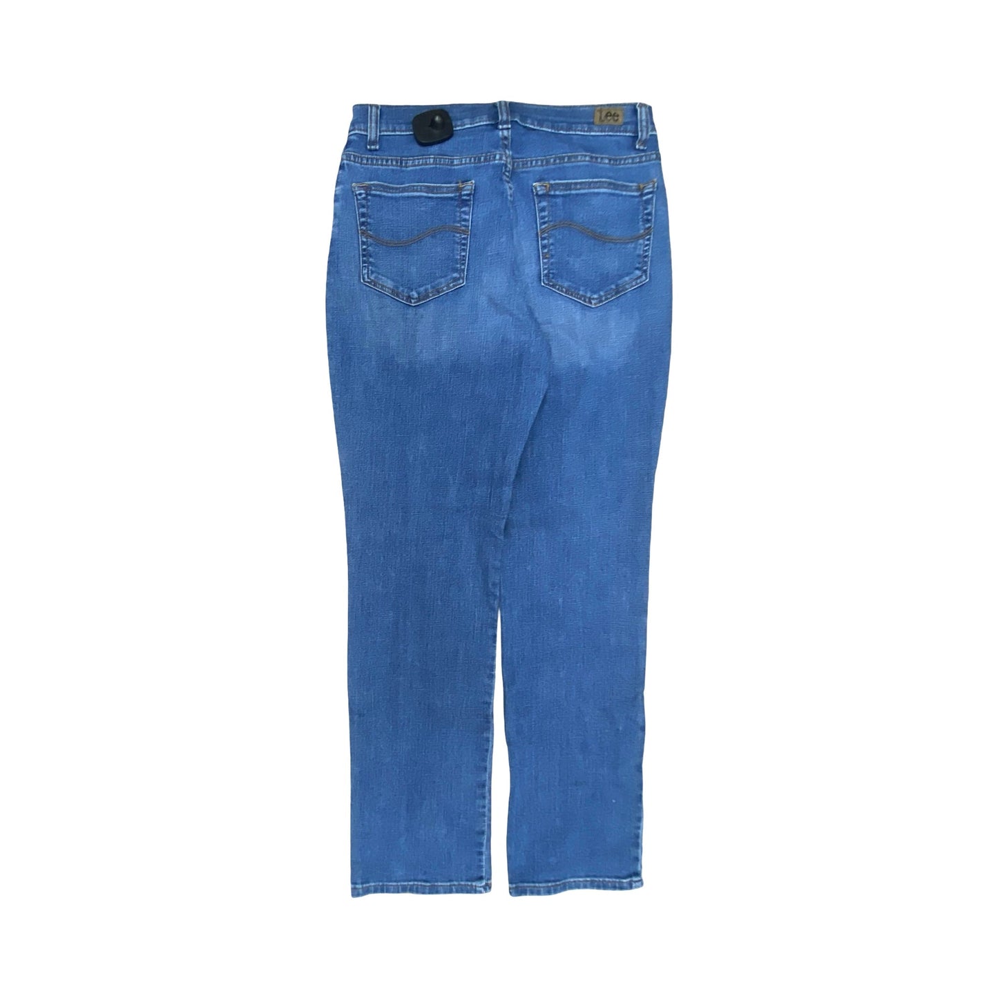 Jeans Straight By Lee In Blue Denim, Size:8