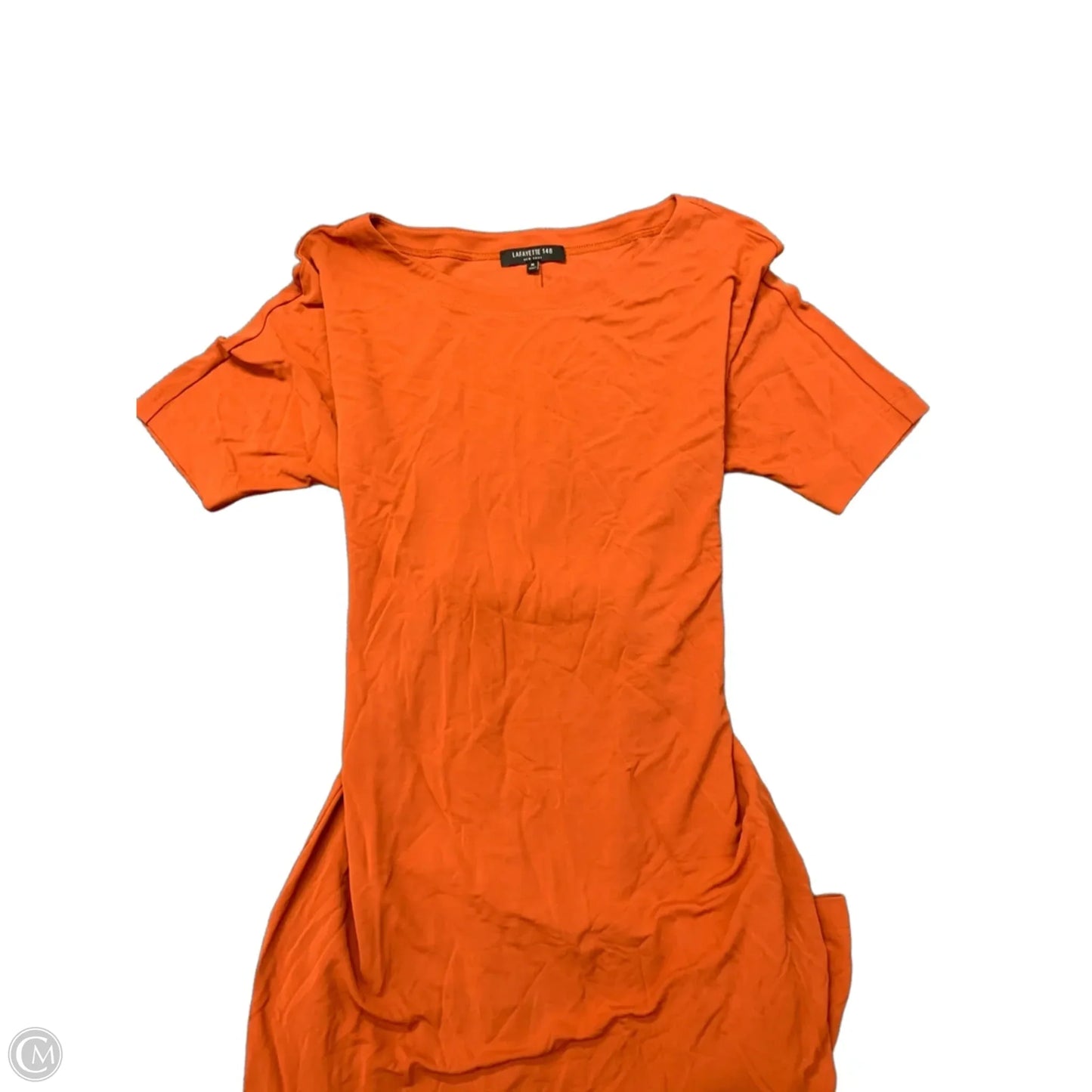 Dress Designer By Lafayette 148 In Orange, Size: M