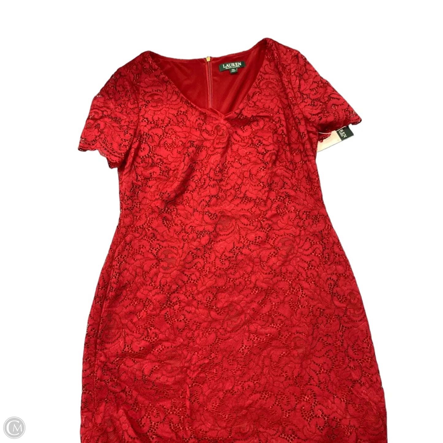 Dress Casual Short By Lauren By Ralph Lauren In Maroon, Size: 10
