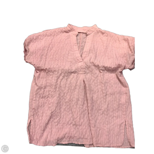 Top Short Sleeve By Clothes Mentor In Pink, Size: 1x