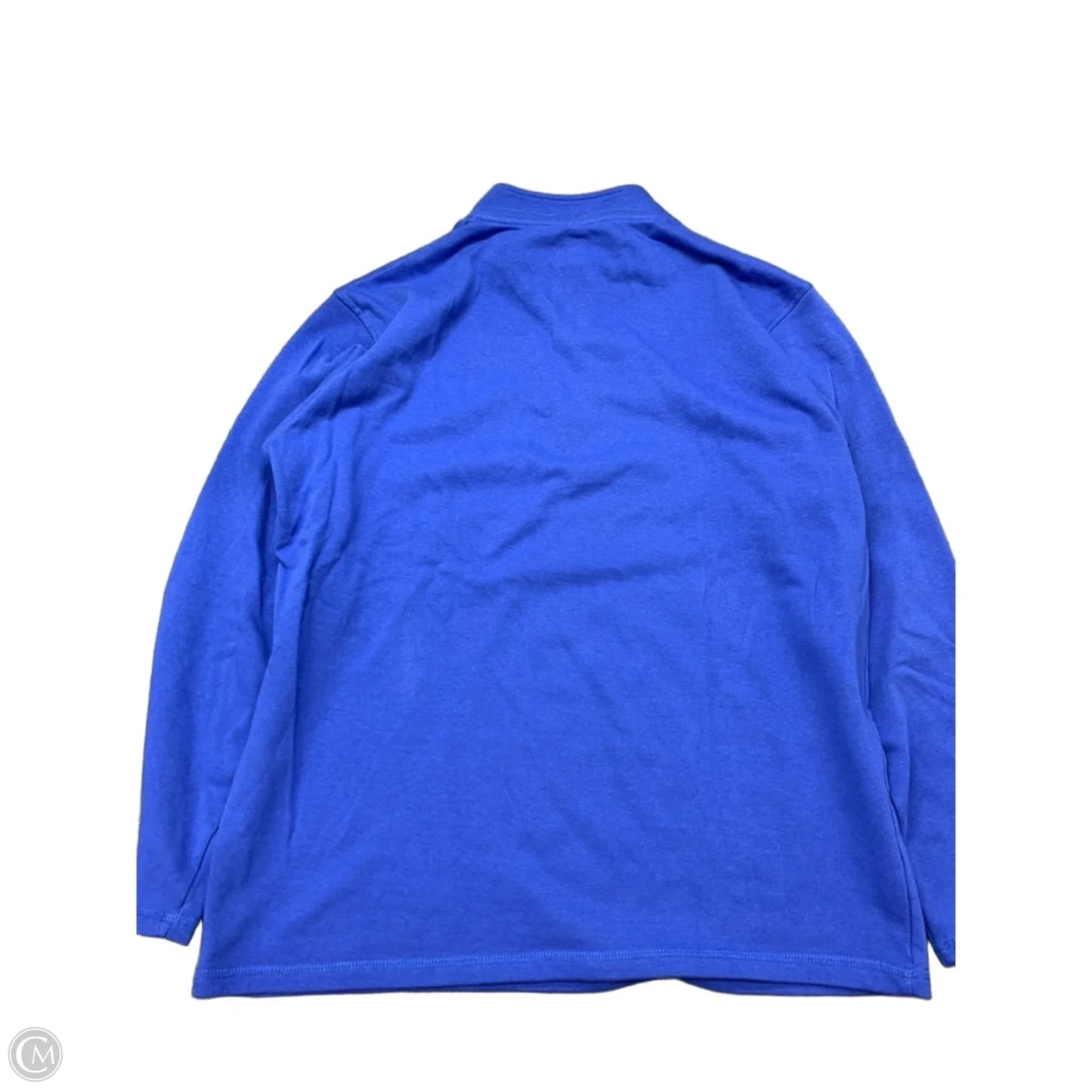 Sweatshirt Crewneck By Captivating In Blue, Size: L