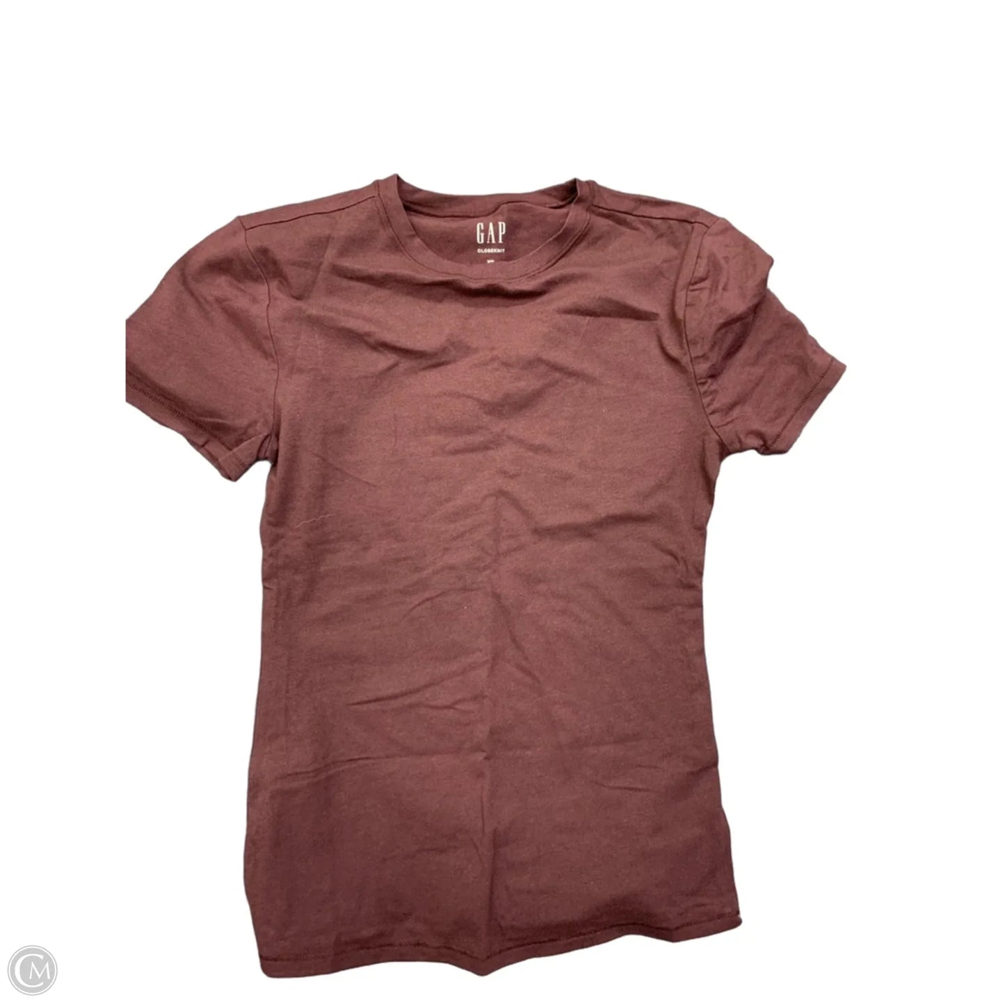 Top Short Sleeve Basic By Gap In Purple, Size: Xs