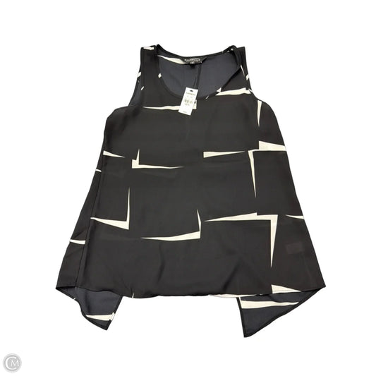 Top Sleeveless By Express In Black & White, Size: Xs