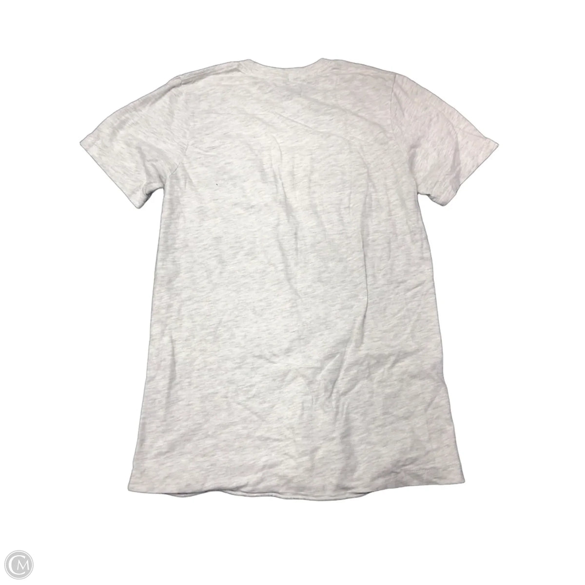 Top Short Sleeve By Canvas In Grey, Size: S