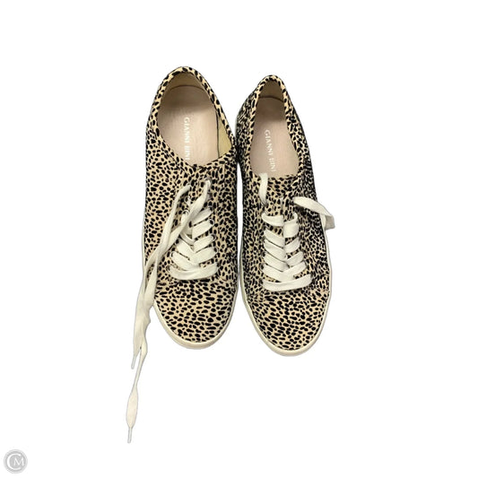 Shoes Sneakers By Gianni Bini In Animal Print, Size: 9