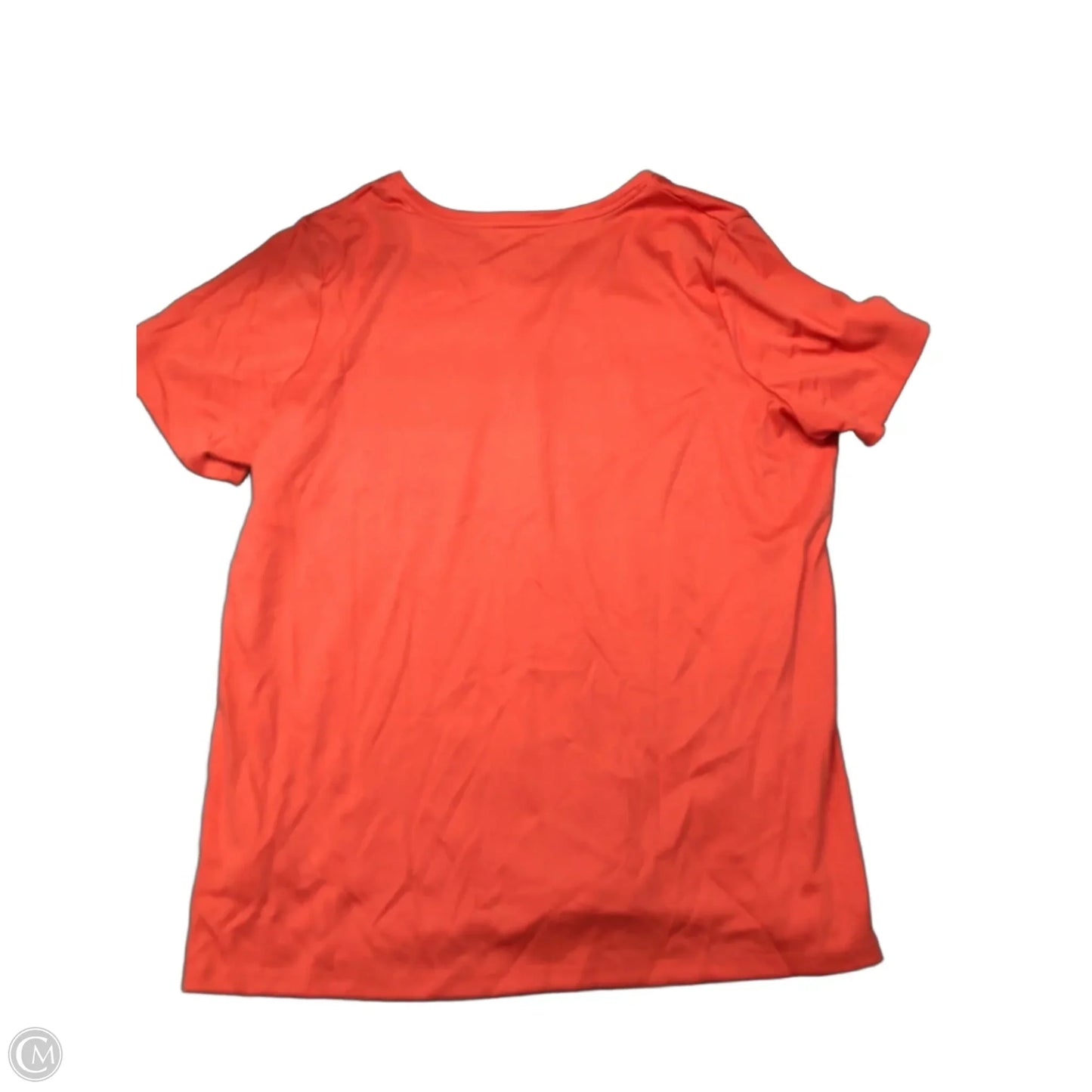 Top Short Sleeve Basic By L.l. Bean In Coral, Size: 1x