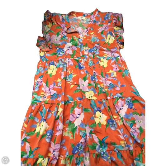 Dress Casual Maxi By Entro In Floral Print, Size: 1x
