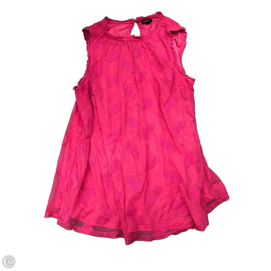 Top Sleeveless By Torrid In Pink, Size: 1x