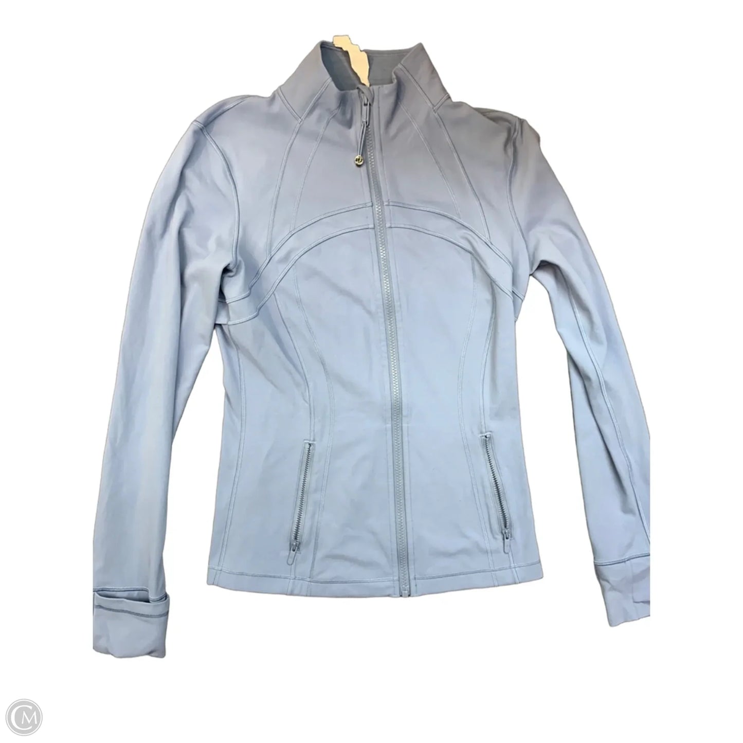 Athletic Jacket By Lululemon In Blue, Size: 8