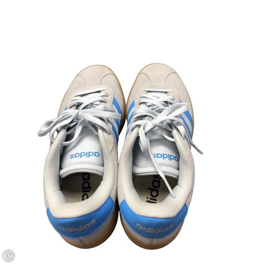 Shoes Sneakers By Adidas In Blue & Grey, Size: 7.5