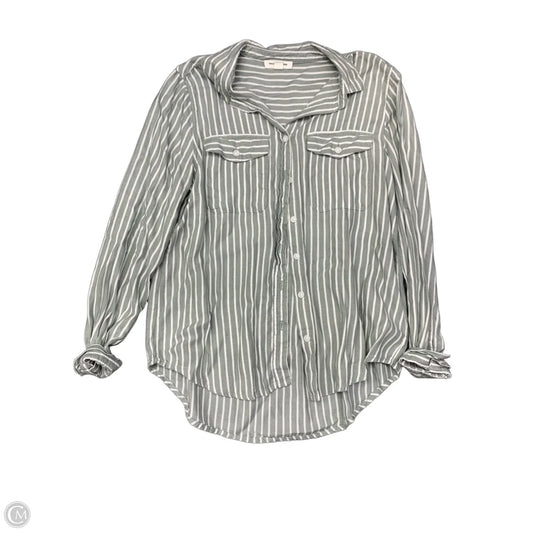 Top Long Sleeve By Beachlunchlounge In Striped Pattern, Size: S