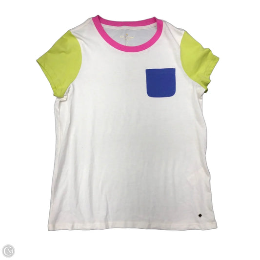 Top Short Sleeve Designer By Kate Spade In Multi-colored, Size: M