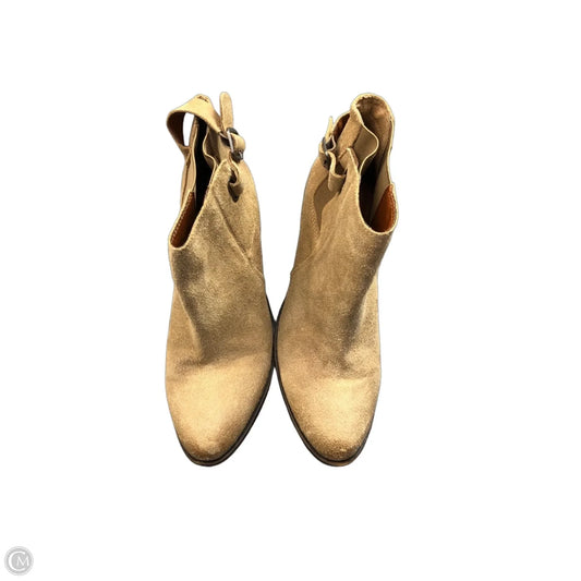 Boots Ankle Heels By Lucky Brand In Tan, Size: 9