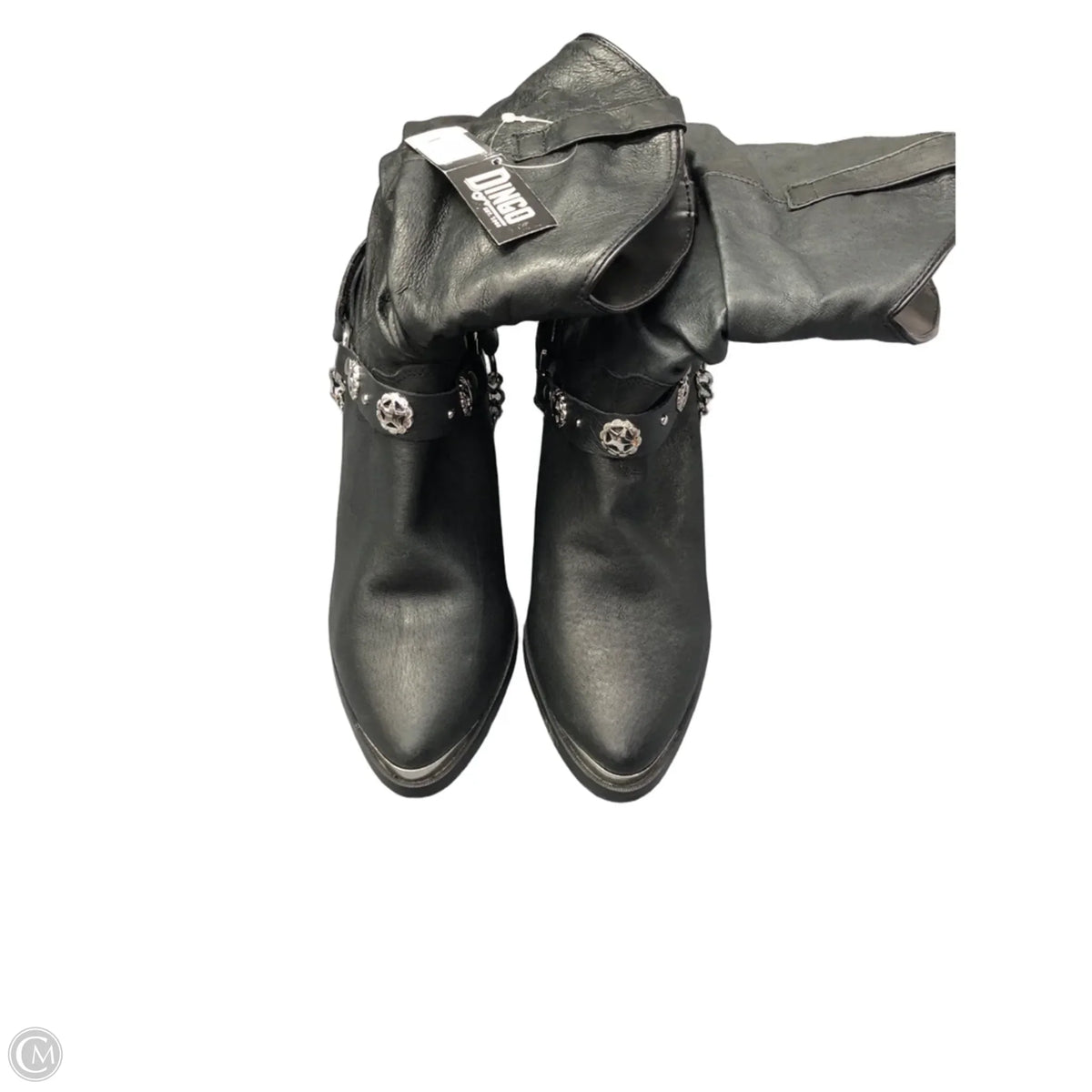 Boots Ankle Heels By Dingo In Black, Size: 11