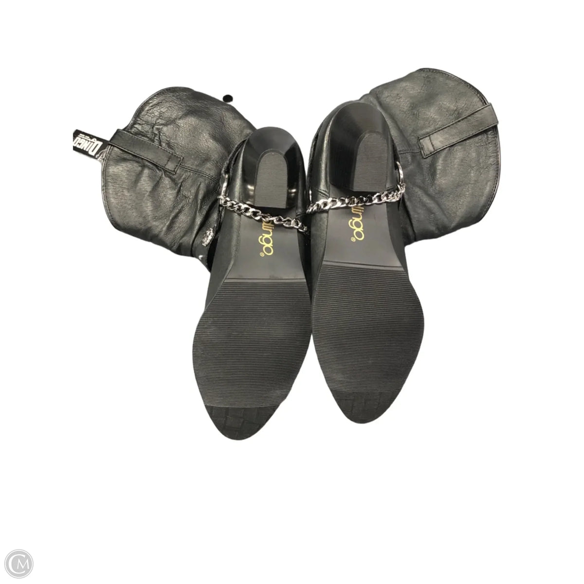 Boots Ankle Heels By Dingo In Black, Size: 11
