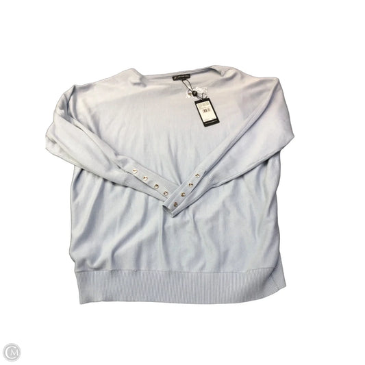 Sweater By Adrianna Papell In Blue, Size: L