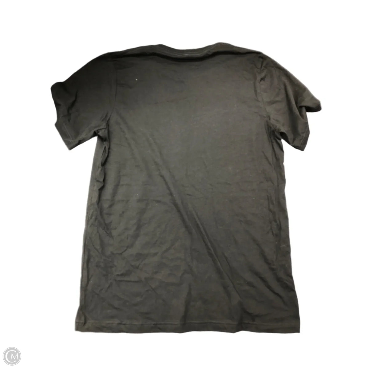 Top Short Sleeve Basic By Canvas In Black, Size: L
