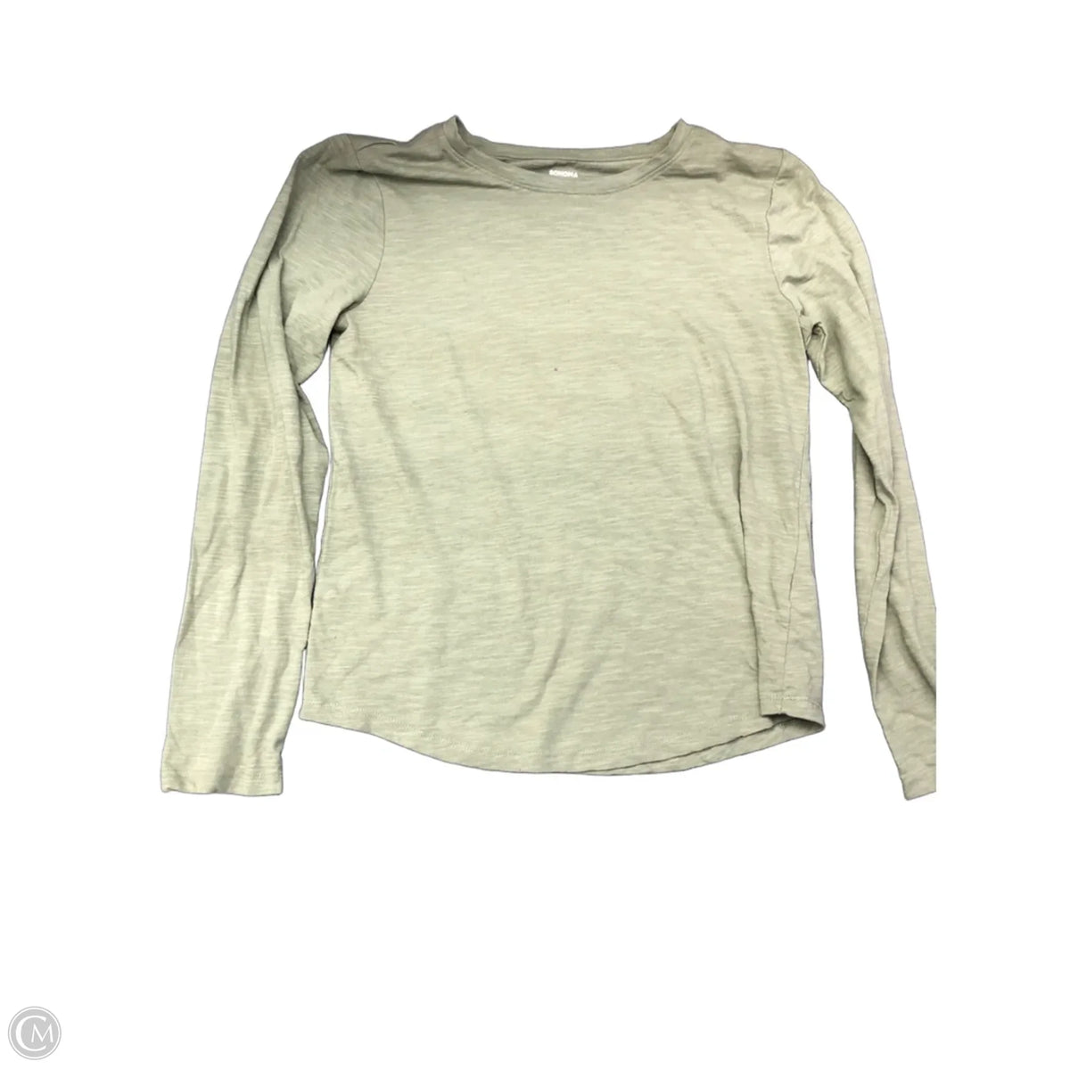 Top Long Sleeve Basic By Sonoma In Green, Size: S