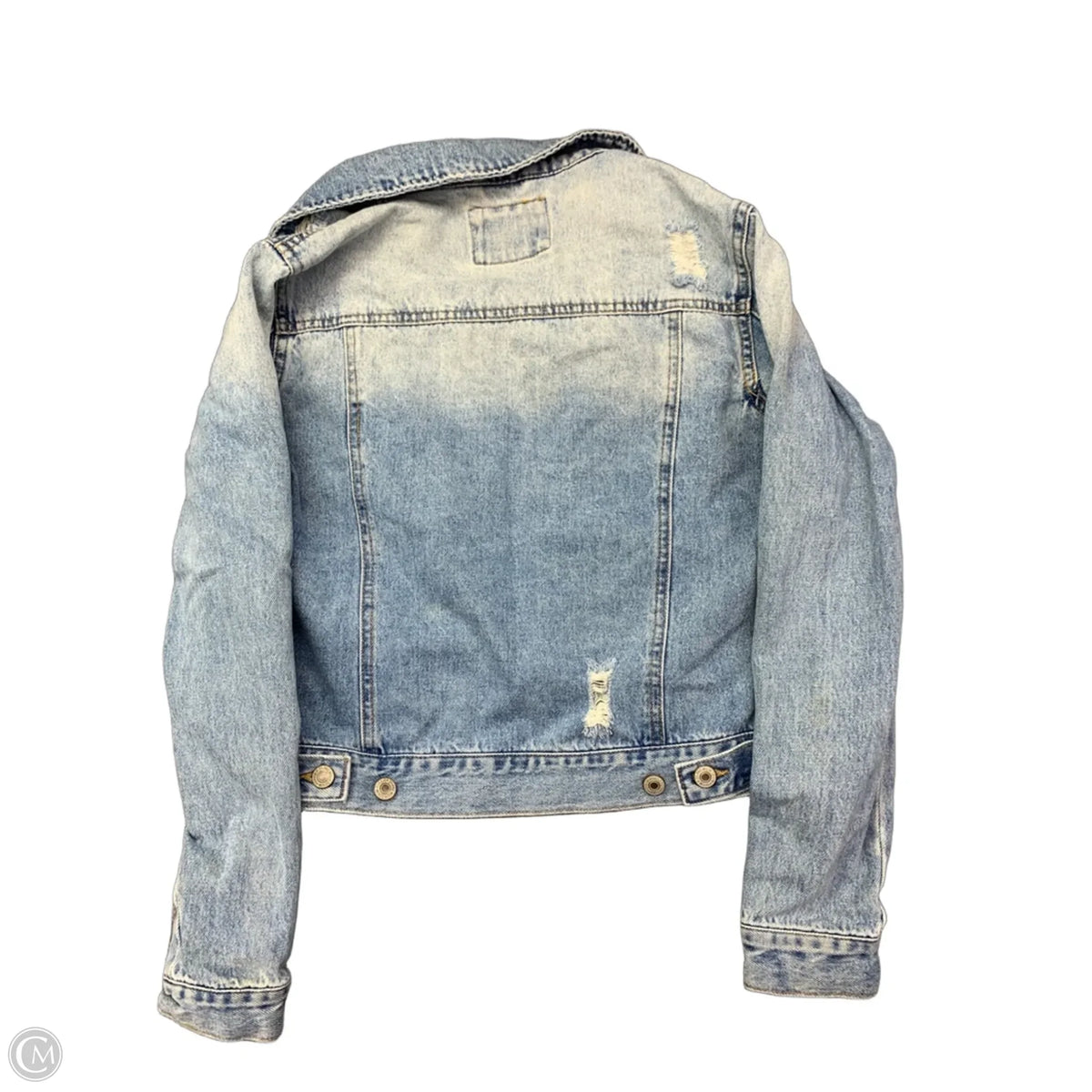 Jacket Denim By Forever 21 In Blue Denim, Size: M