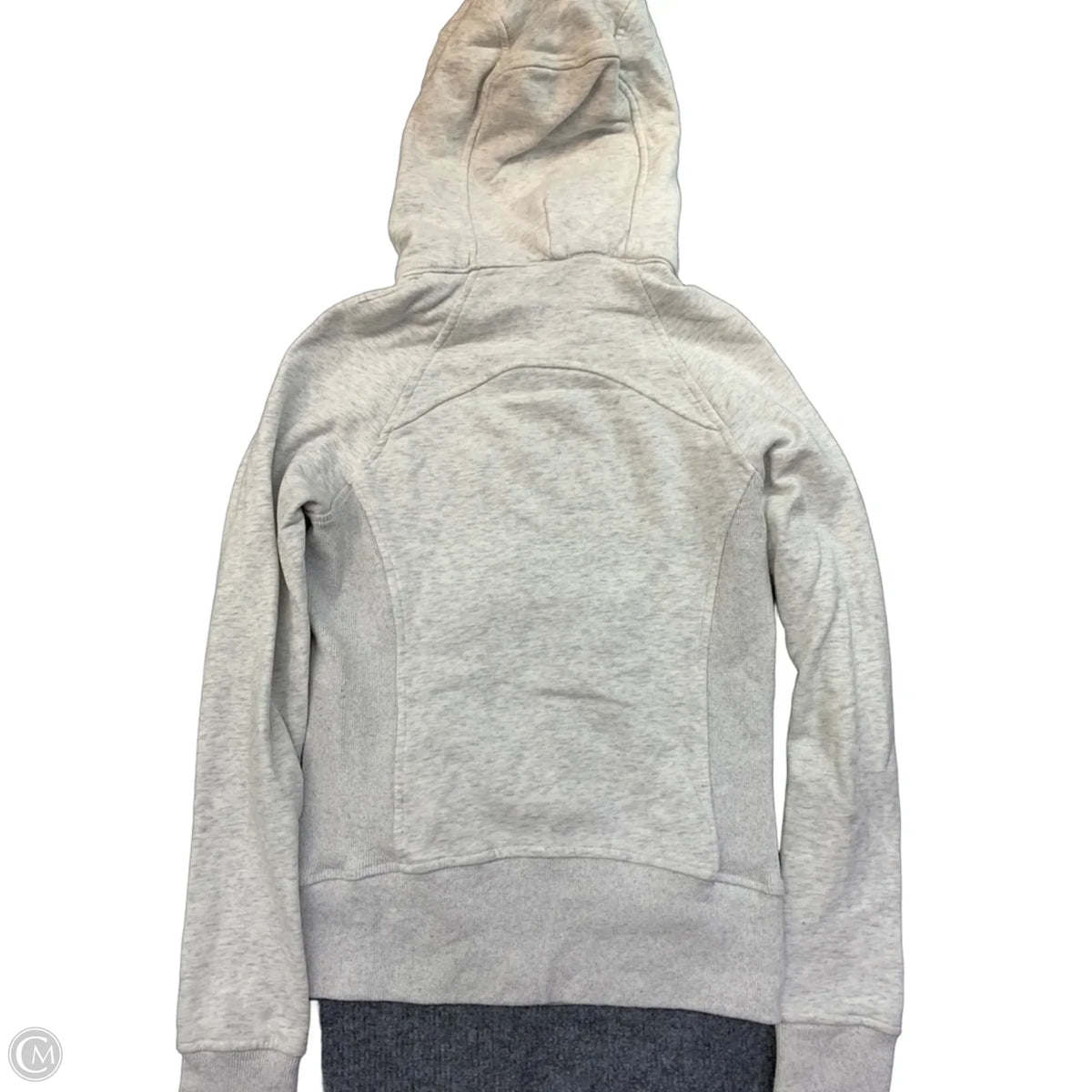 Athletic Jacket By Lululemon In Grey, Size: M