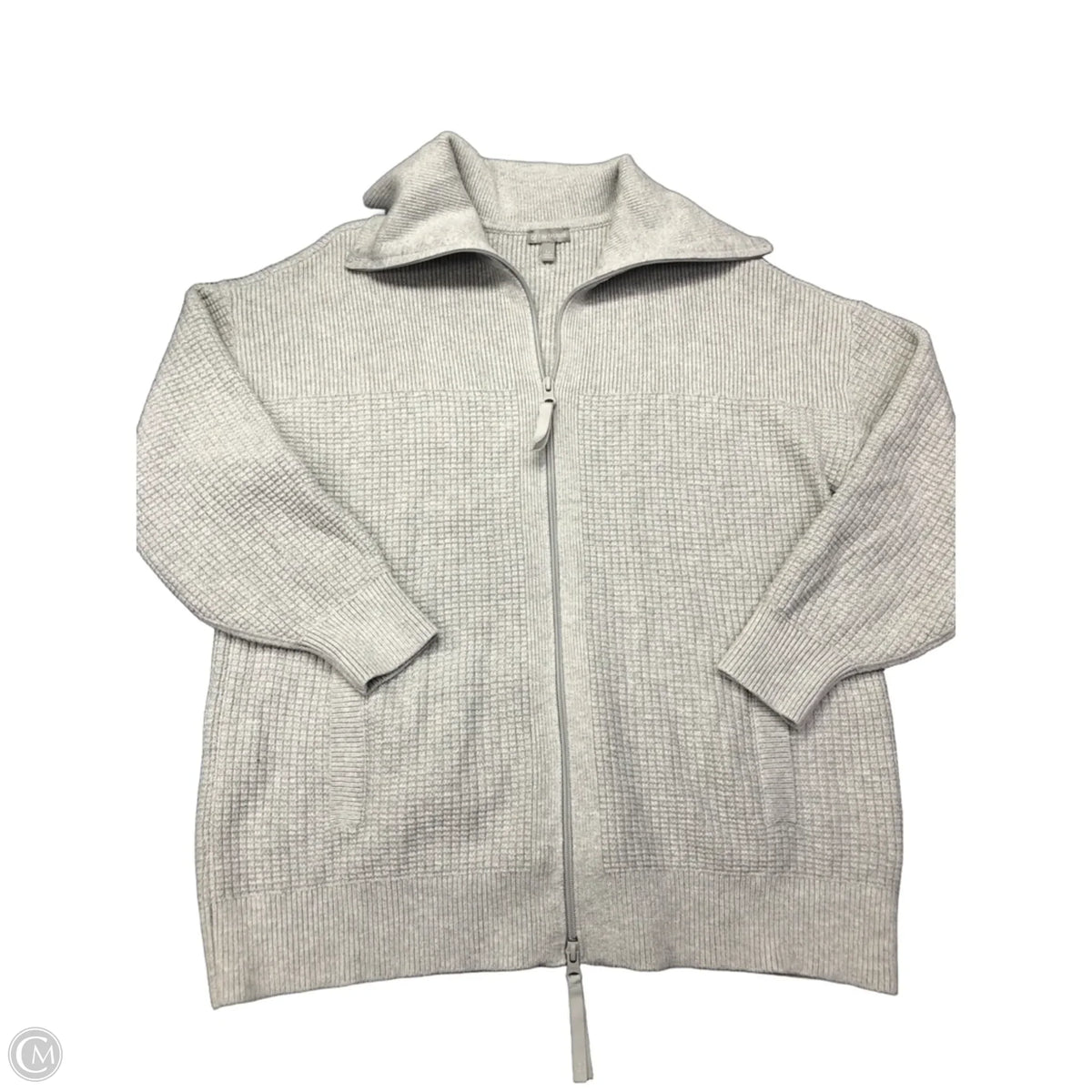Cardigan By Talbots In Grey, Size: L