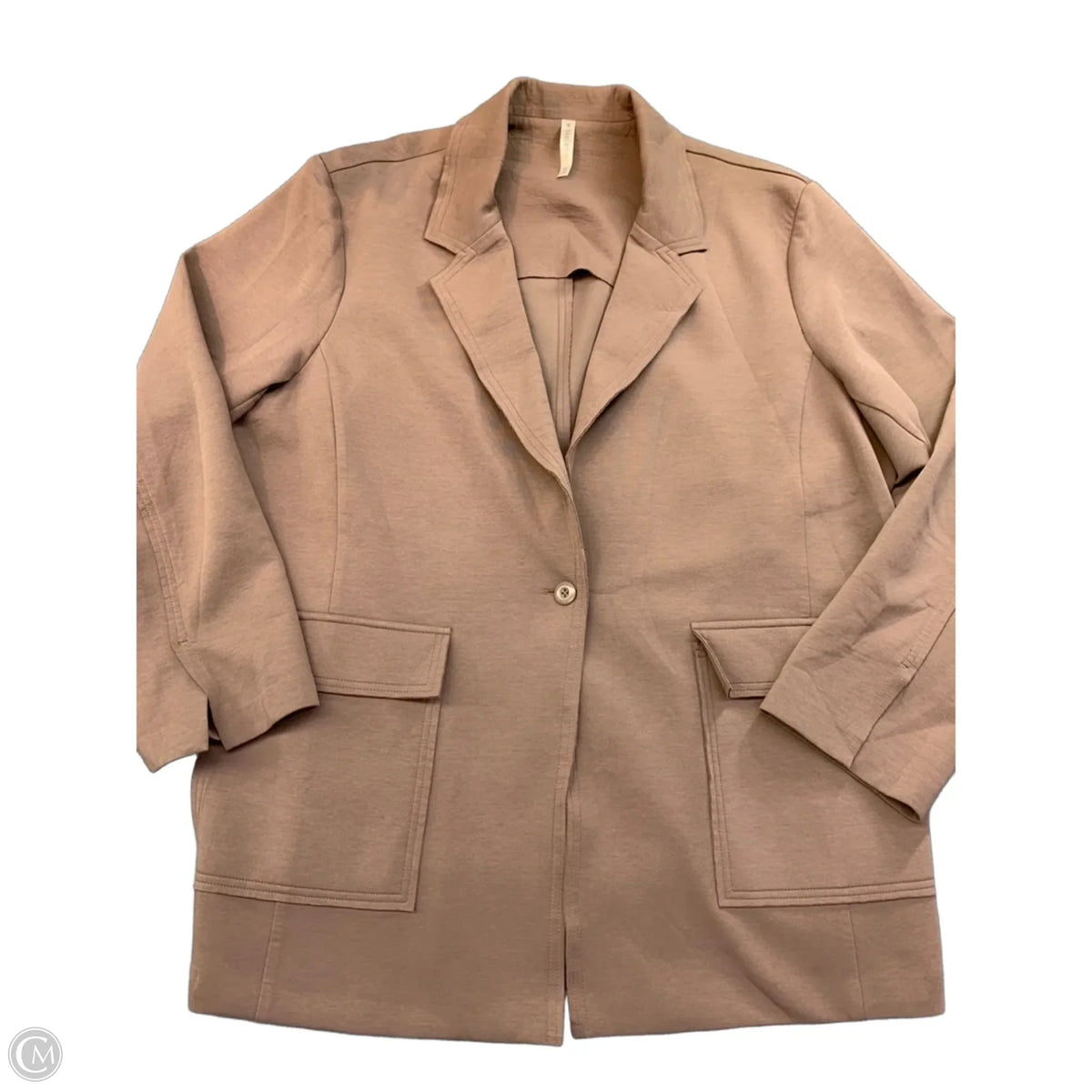 Blazer By Fabletics In Brown, Size: 3x