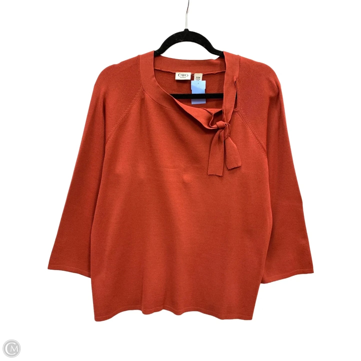 Sweater By Cato In Red, Size: 18