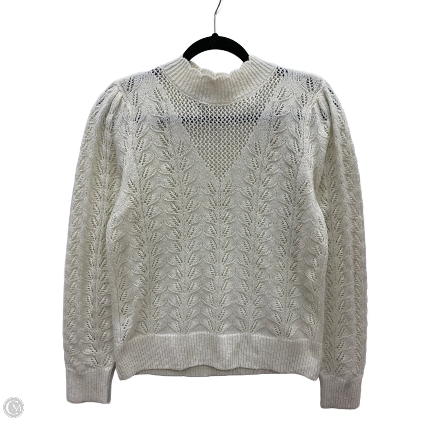 Sweater By Loft In Cream, Size: M