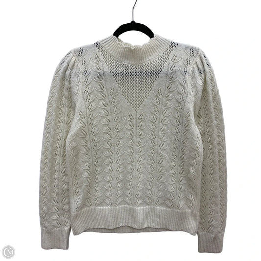 Sweater By Loft In Cream, Size: M