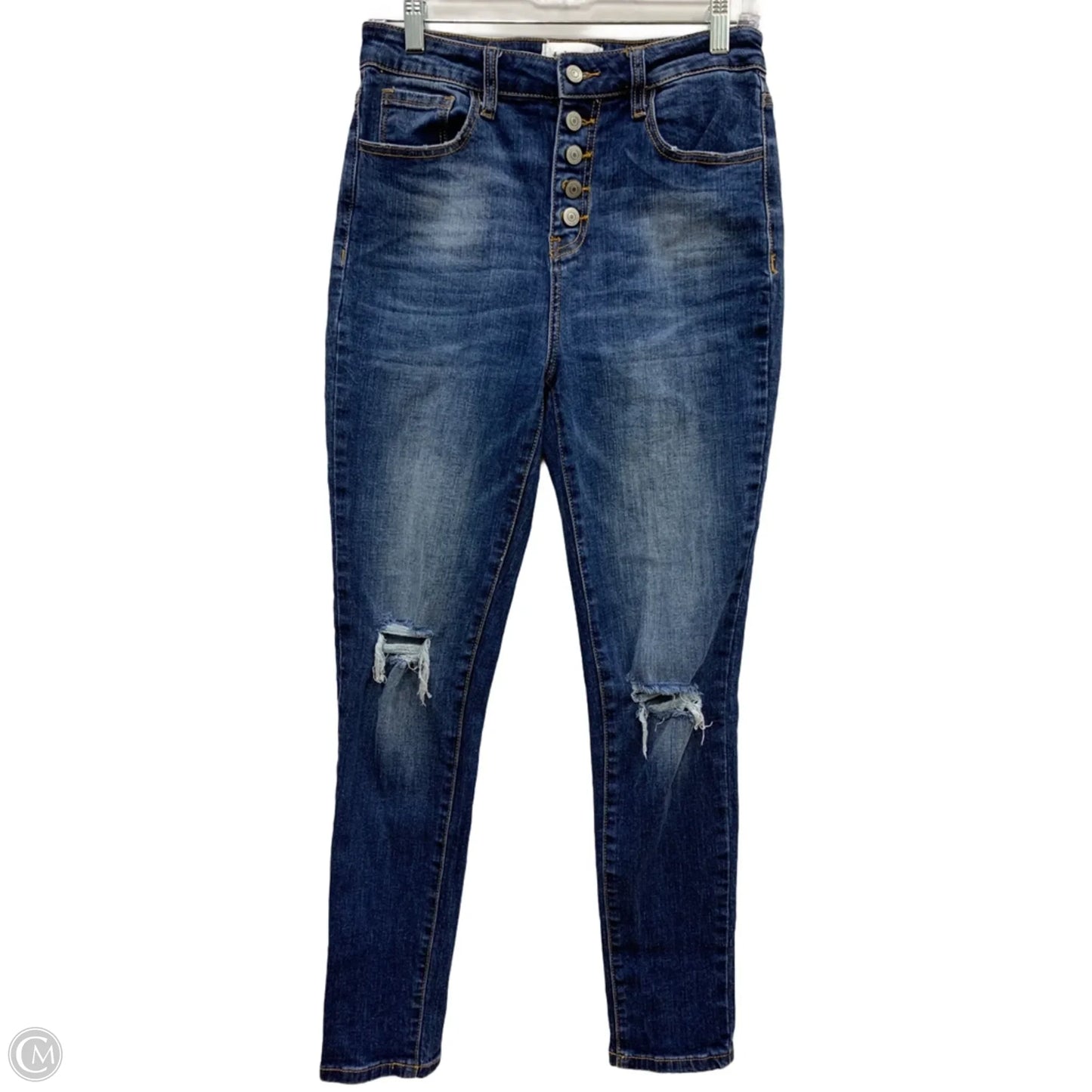 Jeans Skinny By Clothes Mentor In Blue Denim, Size: 6