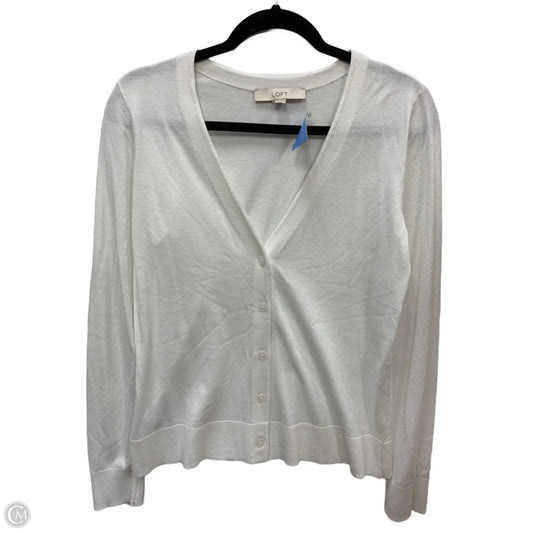Cardigan By Loft In White, Size: S