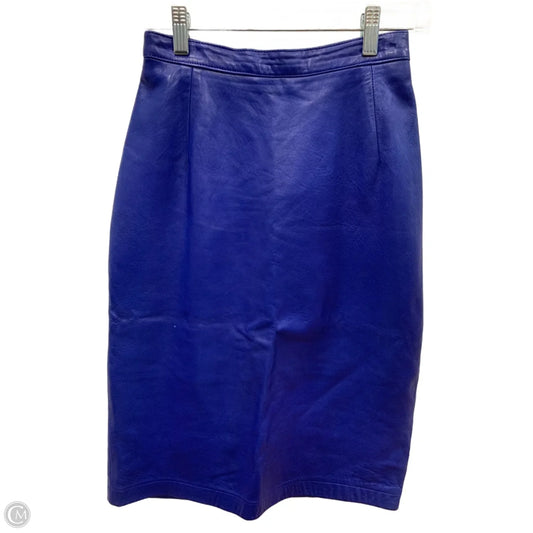 Skirt Midi By Saks Fifth Avenue In Blue, Size: 6