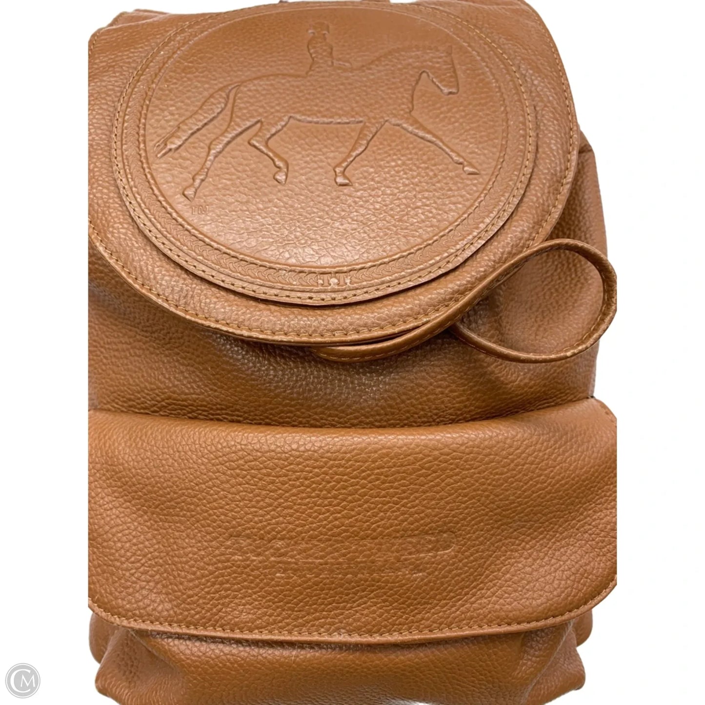 Backpack Leather By Clothes Mentor, Size: Medium