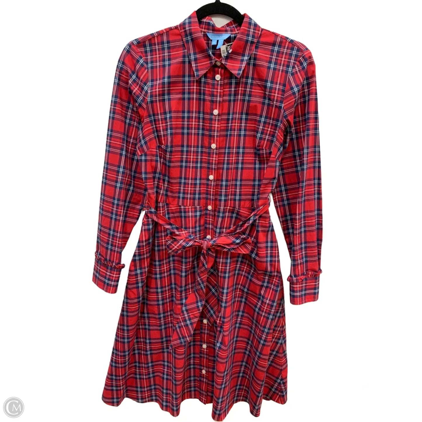 Dress Party Midi By Draper James In Plaid Pattern, Size: 6