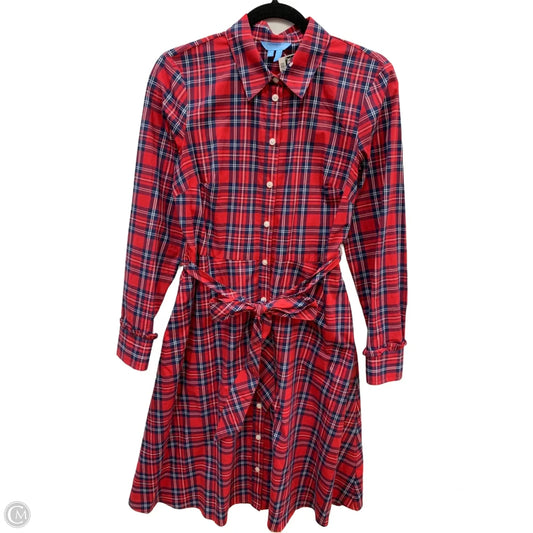 Dress Party Midi By Draper James In Plaid Pattern, Size: 6