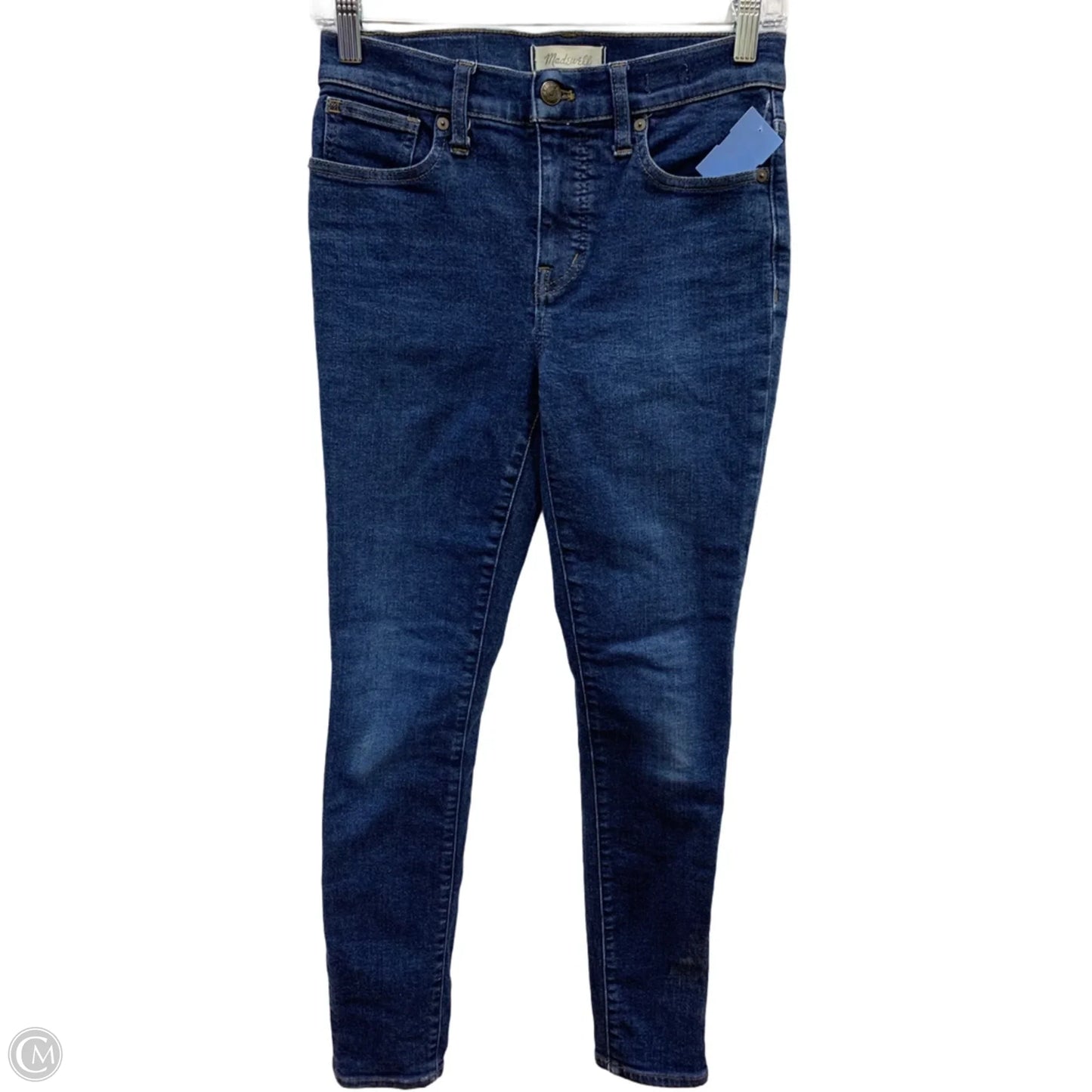 Jeans Skinny By Madewell In Blue Denim, Size: 0
