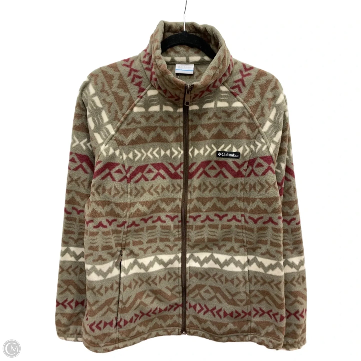 Jacket Fleece By Columbia In Green, Size: Xl