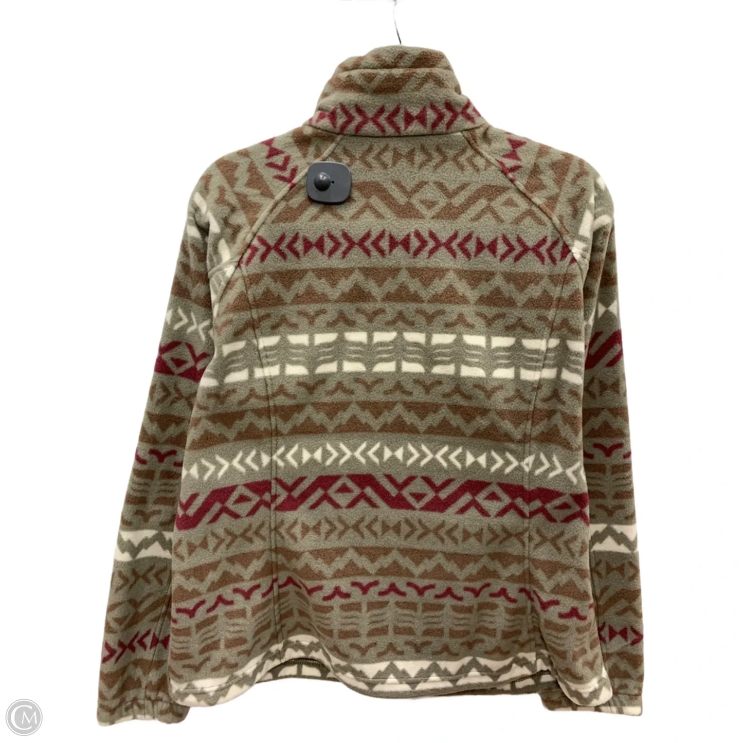 Jacket Fleece By Columbia In Green, Size: Xl