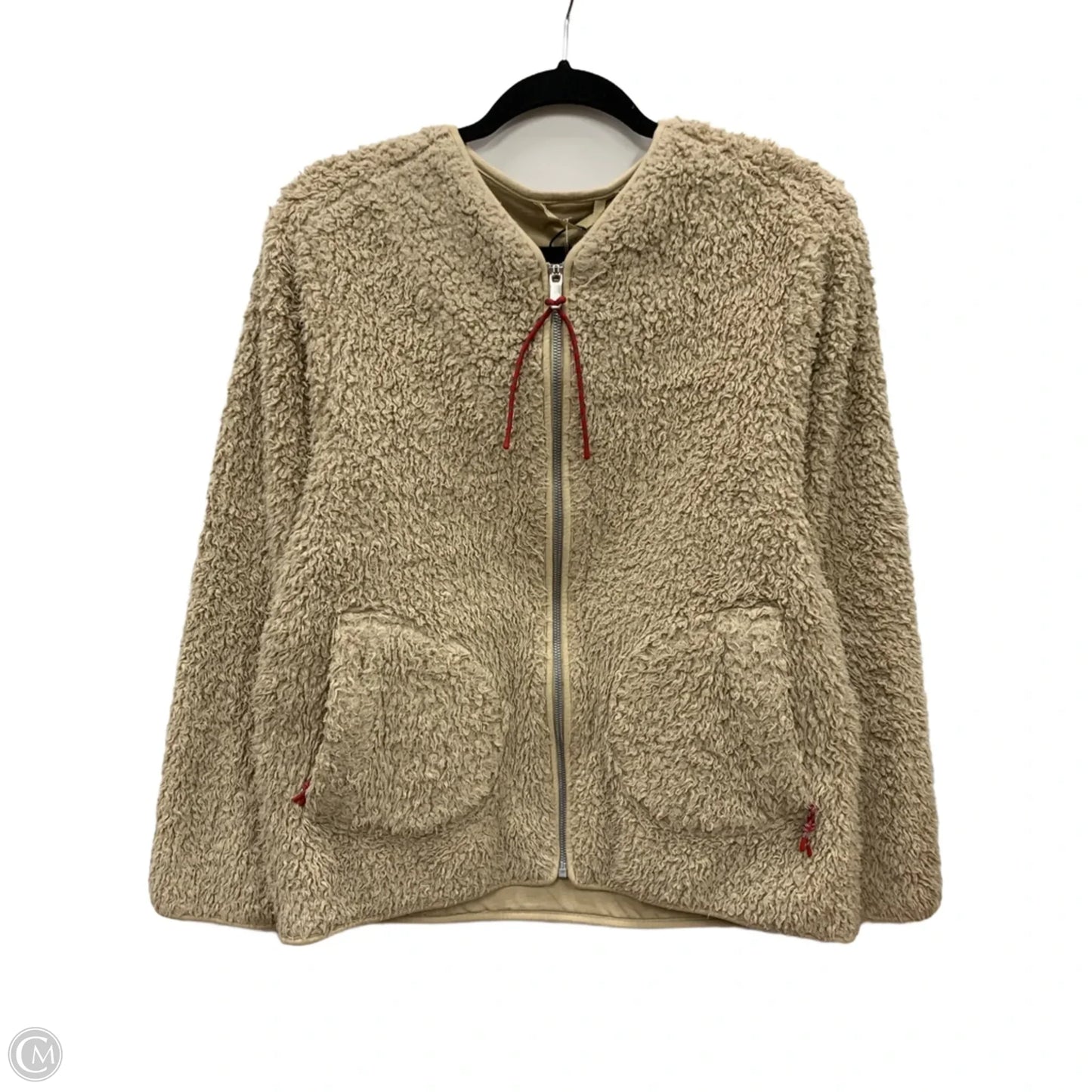 Athletic Jacket By Lululemon In Tan, Size: 10