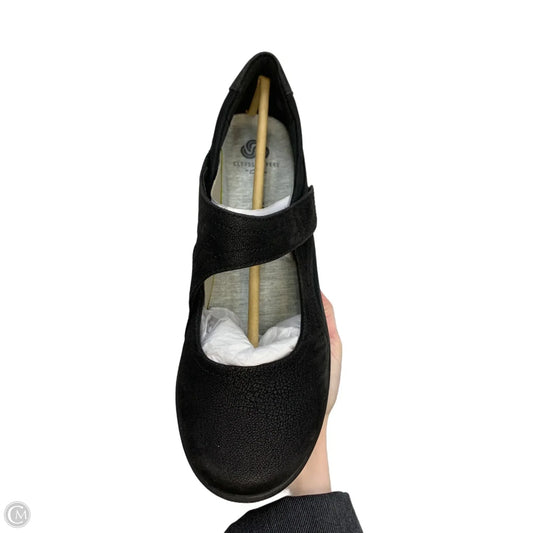 Shoes Flats By Clarks In Black, Size: 8