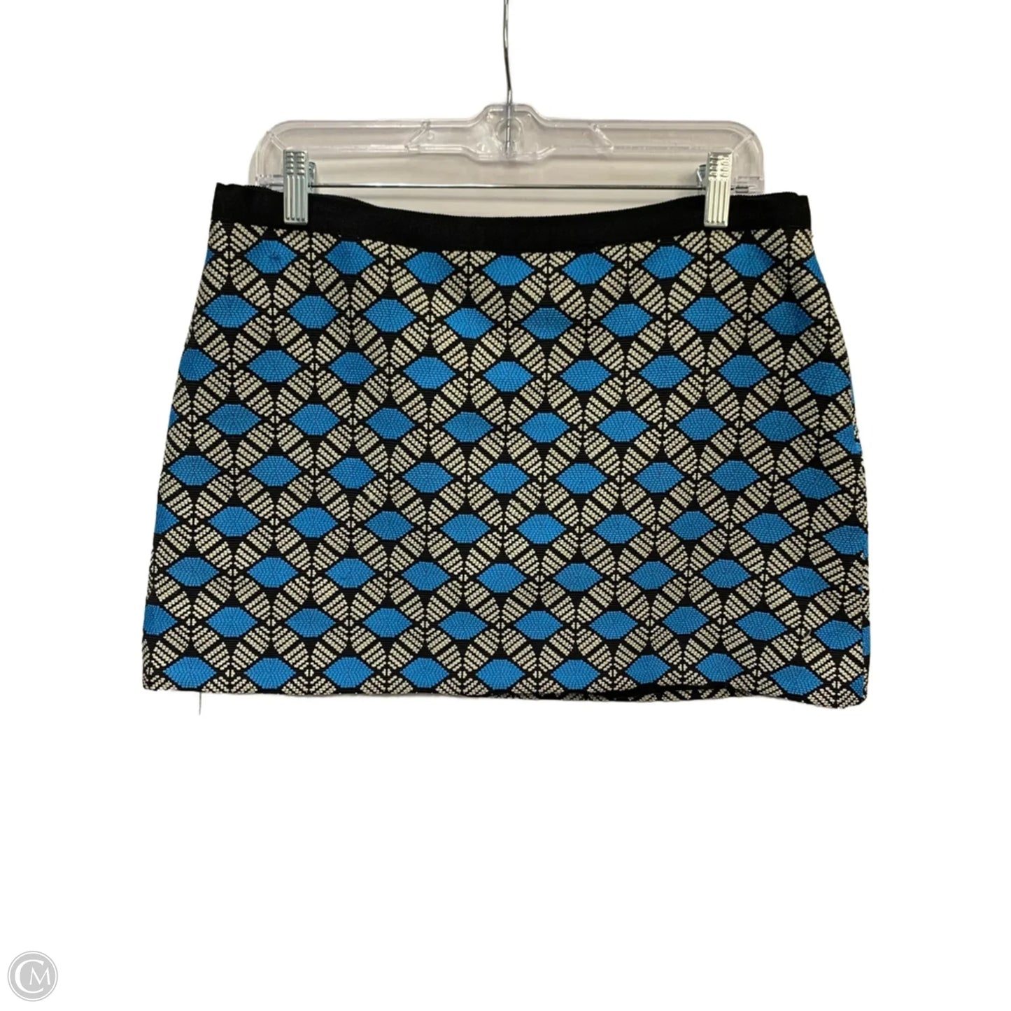 Skirt Designer By Milly In Black & Blue, Size: 12