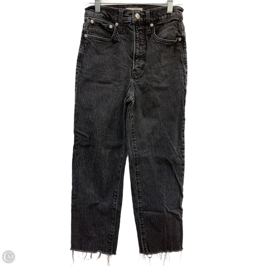 Jeans Wide Leg By Madewell In Black Denim, Size: 2