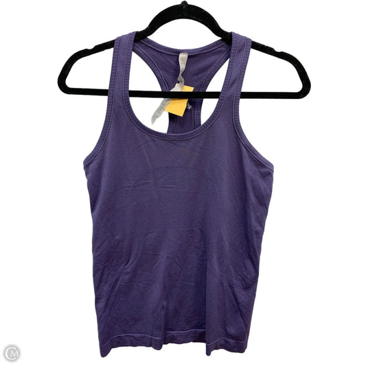Athletic Tank Top By Lululemon In Purple, Size: 6