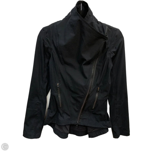 Athletic Jacket By Lululemon In Black, Size: S