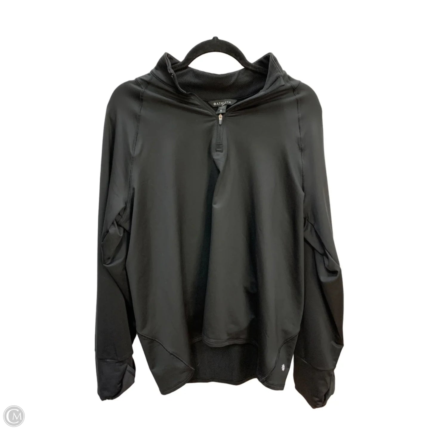 Athletic Sweatshirt Collar By Athleta In Black, Size: Xl