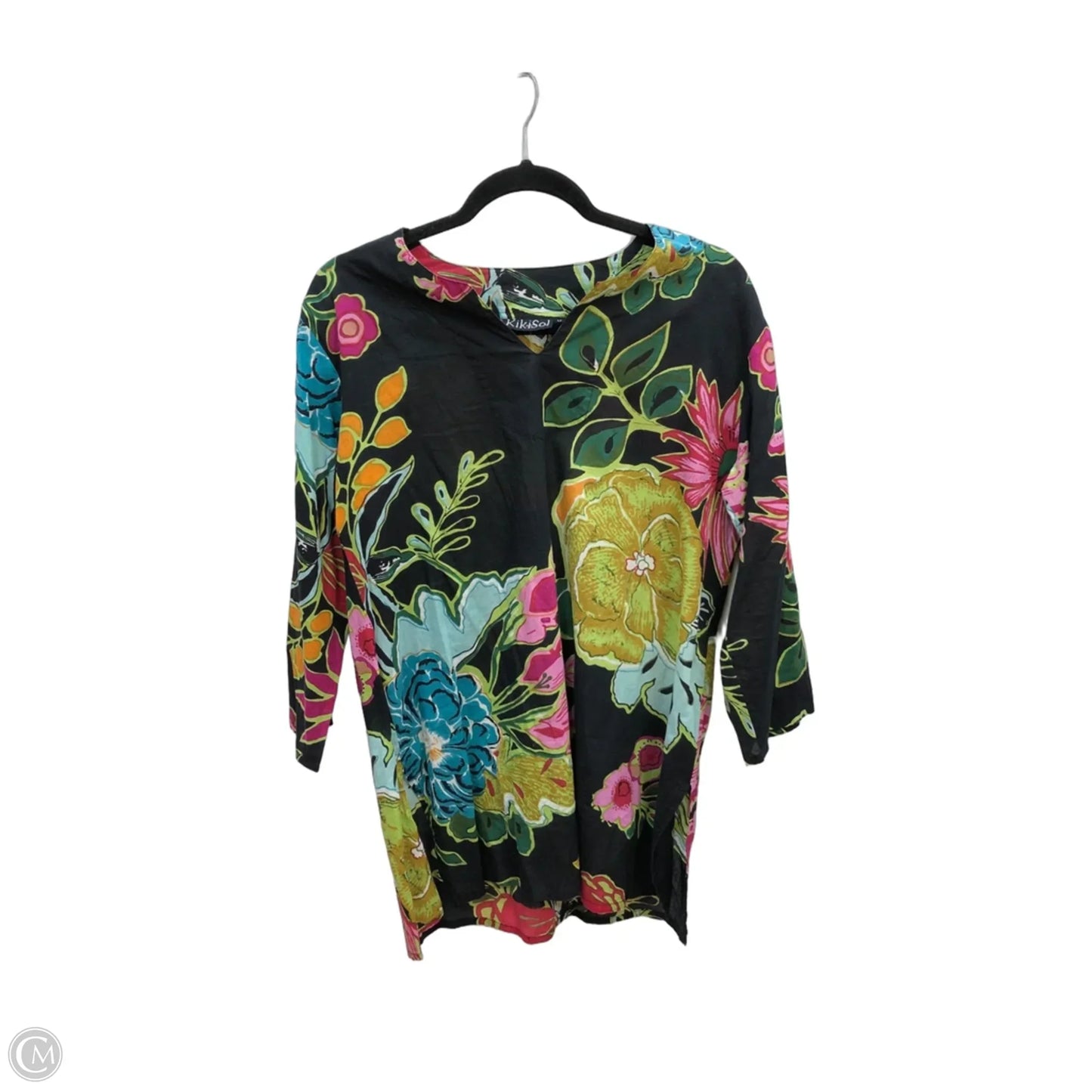 Swimwear Cover-up By Clothes Mentor In Floral Print, Size: M