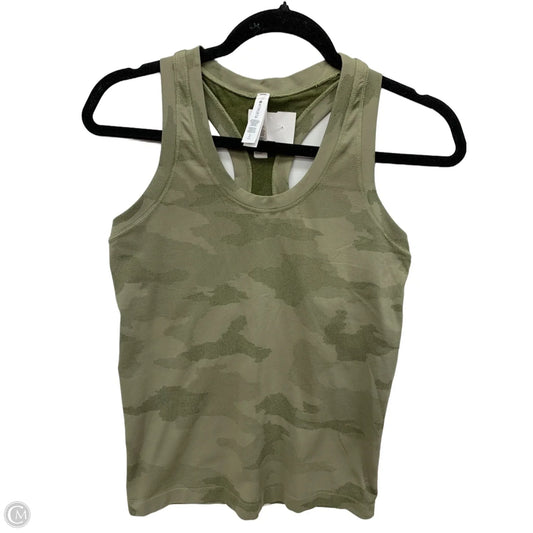 Athletic Tank Top By Athleta In Green, Size: S