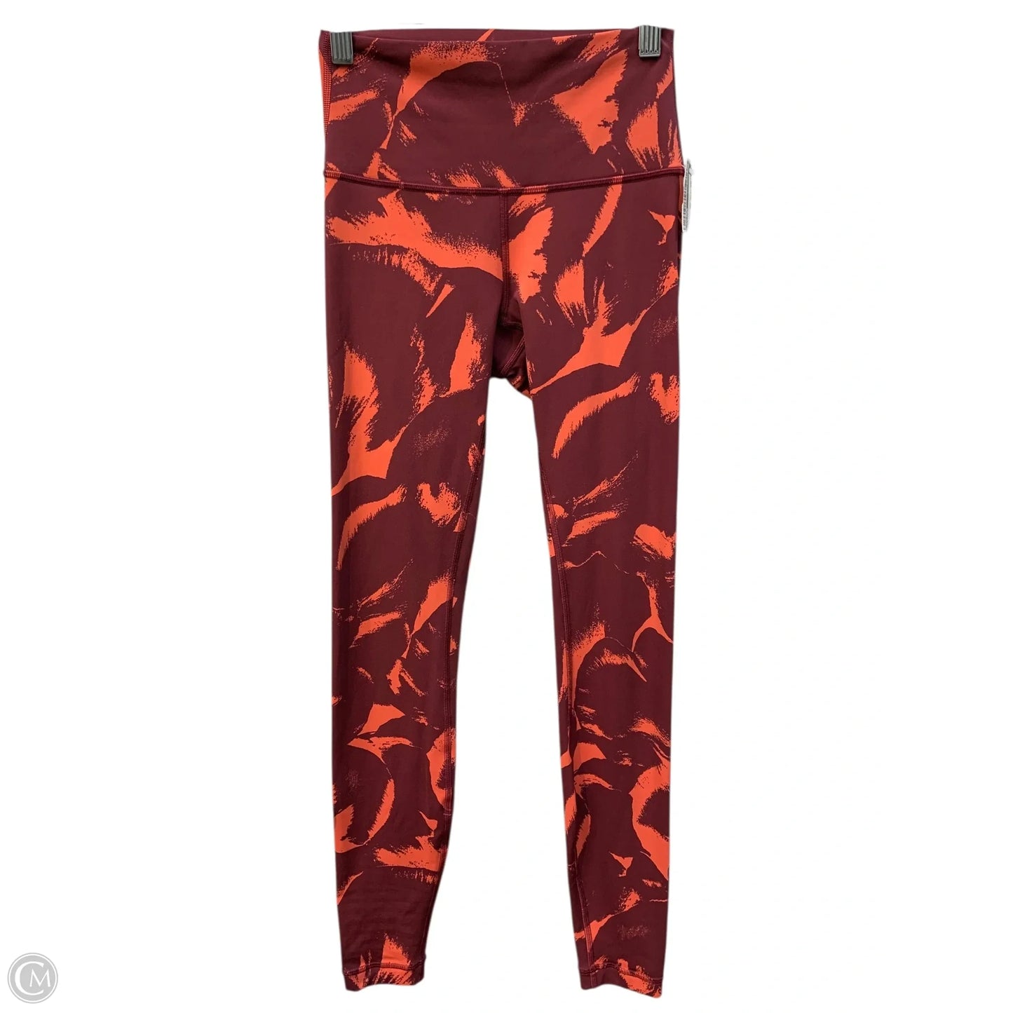 Athletic Leggings By Lululemon In Maroon, Size: 4