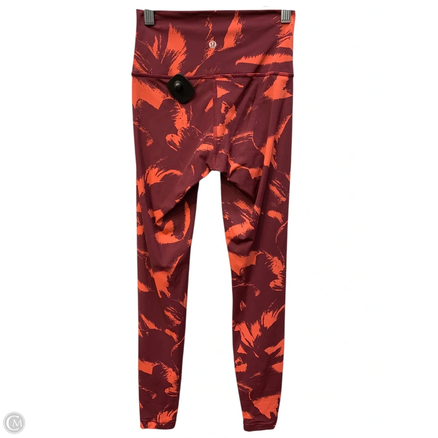 Athletic Leggings By Lululemon In Maroon, Size: 4